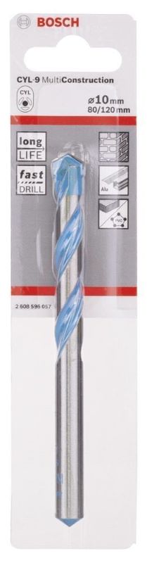 - Bosch Çok Amaçlı Matkap Ucu CYL-9 MultiConstruction 10,0x120 mm 
