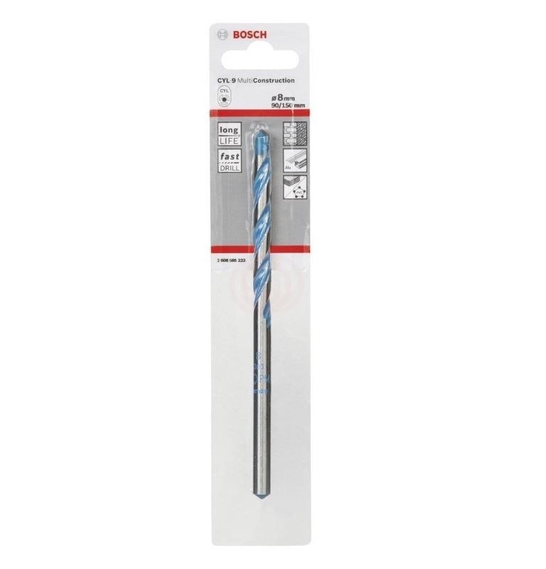 Bosch Çok Amaçlı Matkap Ucu CYL9 MultiConstruction 8,0x150 mm 
