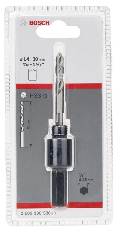 Bosch HSS-Bi Metal Delik Açma Testeresi Adaptör 14-30 mm 6-35 mm 