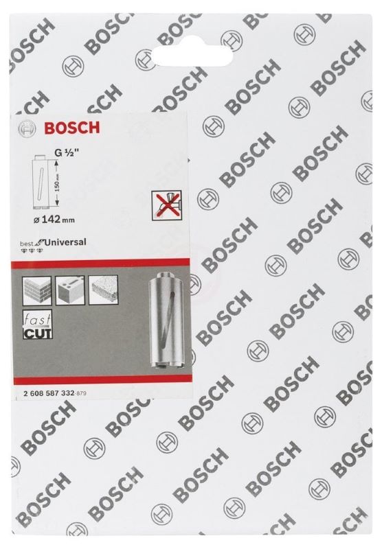 Bosch Elmas Kuru Karot Uç G1/2 İnç Best For Universal 142x150 mm 