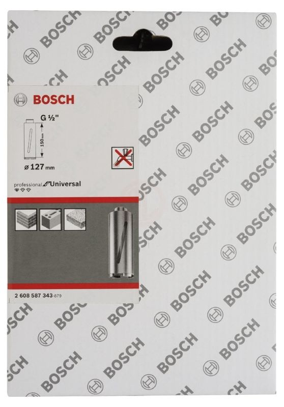 Bosch Elmas Kuru Karot Uç Standard For Uiversal G1/2 İnç 127x150 mm 