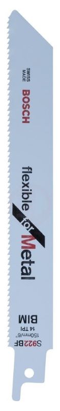 Bosch Panter Testere Bıçağı Flexible For Metal S 922 BF 150 mm (25 Adet) 