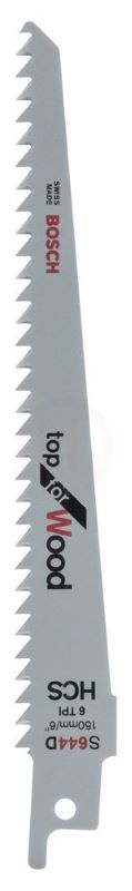 Bosch Panter Testere Bıçağı Top For Wood S 644 D 150 mm (100 Adet) 