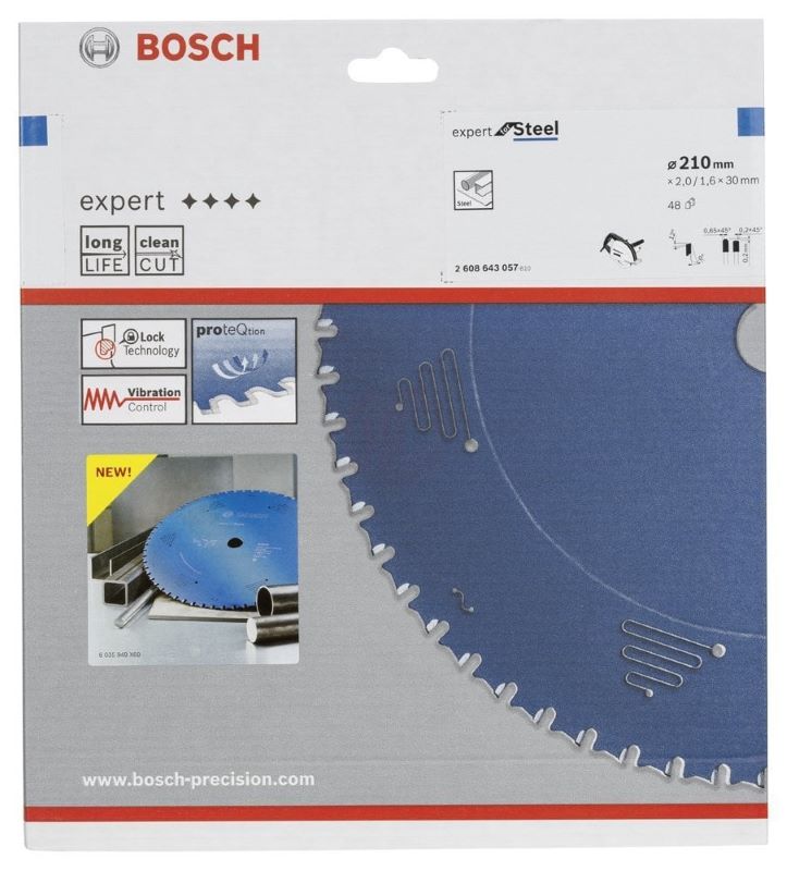 Bosch Daire Testere Bıçağı Expert For Steel 210x30 mm 48 Diş 