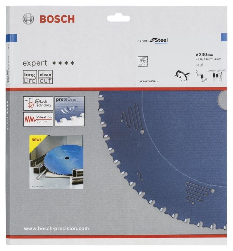 Bosch Daire Testere Bıçağı Expert For Steel 235x25,40 mm 48 Diş 