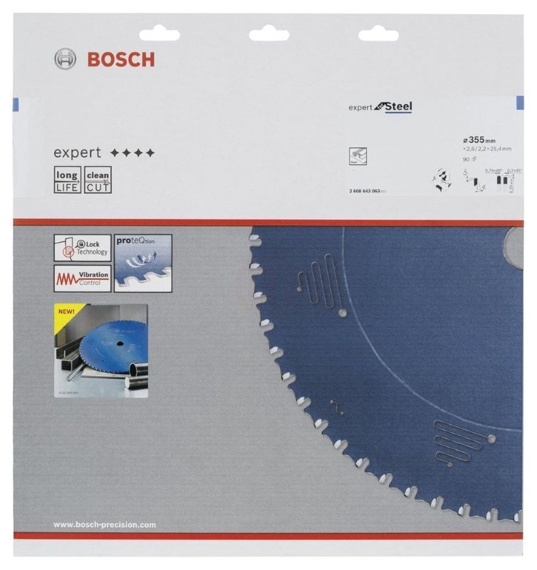 Bosch Daire Testere Bıçağı Expert For Steel 355x25,40 mm 90 Diş 