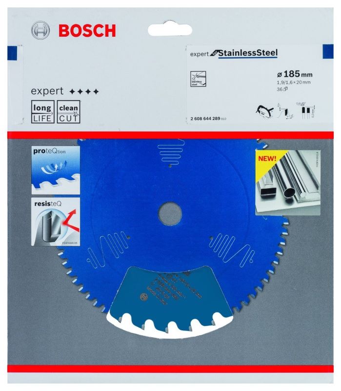 Bosch Daire Testere Bıçağı Expert For StainlessSteel 185x20 mm 36 Diş 