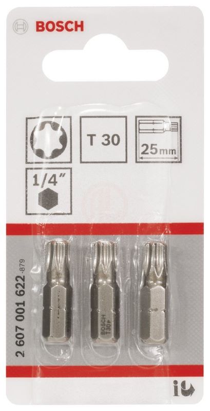 Bosch Vidalama Ucu Extra Hard T30x25 mm (3 Adet) 