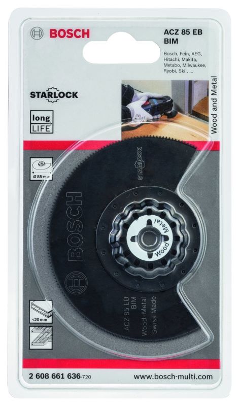Bosch Starlock Testere Ucu Wood And Metal ACZ 85 EB 85 mm (1 Adet) 