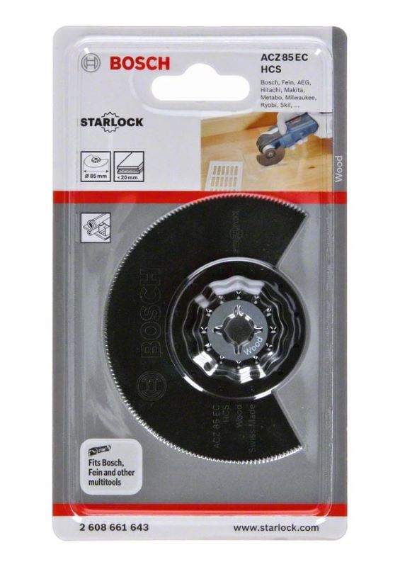 Bosch Starlock Testere Ucu Wood ACZ 85 EC 85 mm (1 Adet) 