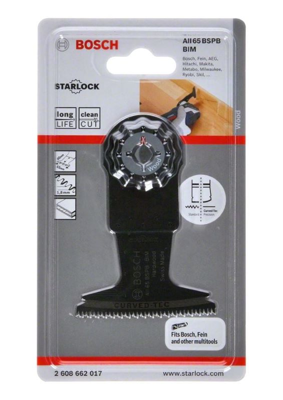 Bosch Starlock Testere Ucu Hard Wood AII 65 BSPB 65 mm (1 Adet) 