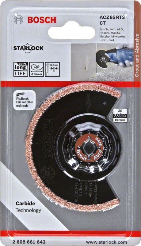 Bosch Starlock Testere Ucu GroutAbraSive ACZ 85 RT3 85 mm (1 Adet) 