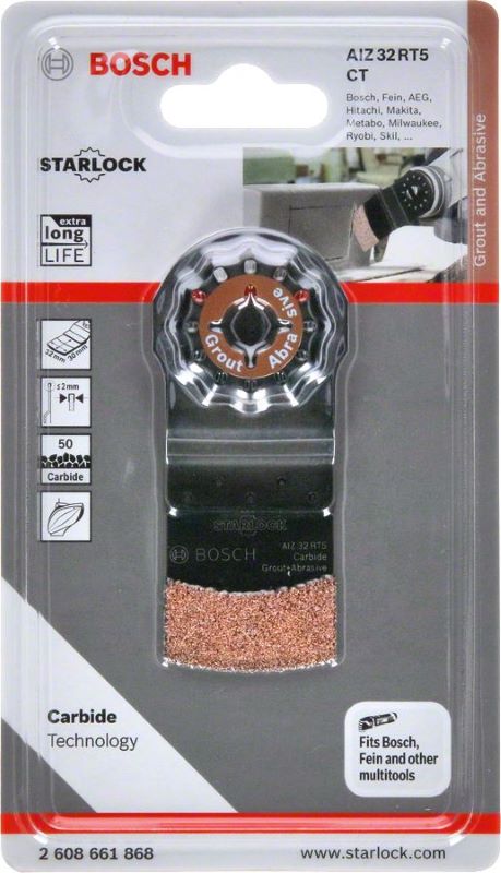 Bosch Starlock Testere Ucu GroutAbraSive AVZ 32 RT5 32 mm (1 Adet) 
