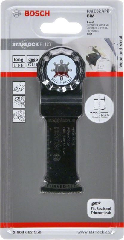 Bosch Starlock Plus Testere Ucu Wood And Metal PAIZ 32 APB 32 mm (1 Adet) 
