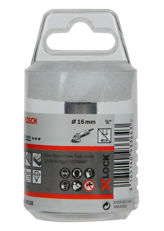 Bosch X-Lock Kuru Elmas Delici Uç DrySpeed Best For Ceramic 16 mm 
