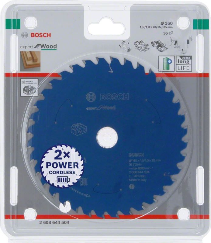 Bosch Daire Testere Bıçağı Expert For Wood 160x20 mm 36 Diş (1,5/1,0 mm) 