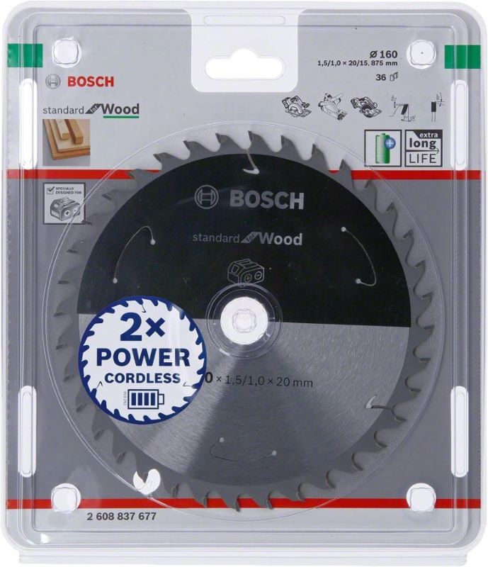 Bosch Daire Testere Bıçağı Standard For Wood 160x20 mm 36 Diş 