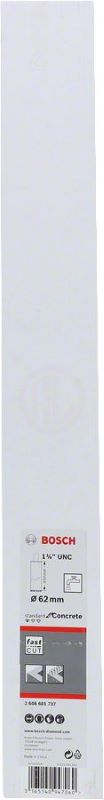 Bosch Elmas Sulu Karot Uç Standard For Concrete 1 1/4 İnç UNC 62 mm 
