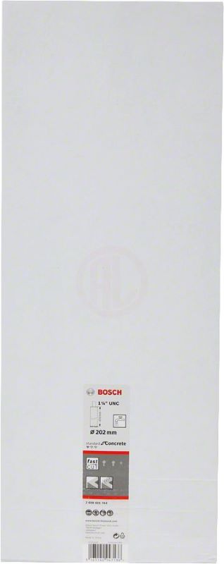 Bosch Elmas Sulu Karot Uç Standard For Concrete 1 1/4 İnç UNC 202 mm 