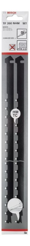 Bosch Panter Testere Bıçağı Tandem TF 350 NHM HCS Gözenekli Beton 408 mm (2 Adet) 
