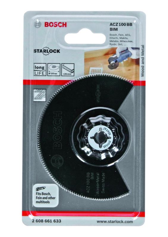 Bosch Starlock Testere Ucu Wood And Metal ACZ 100 BB 100 mm (1 Adet) 