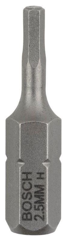Bosch Vidalama Ucu Extra Hard HEX2,5 mm (3 Adet) 
