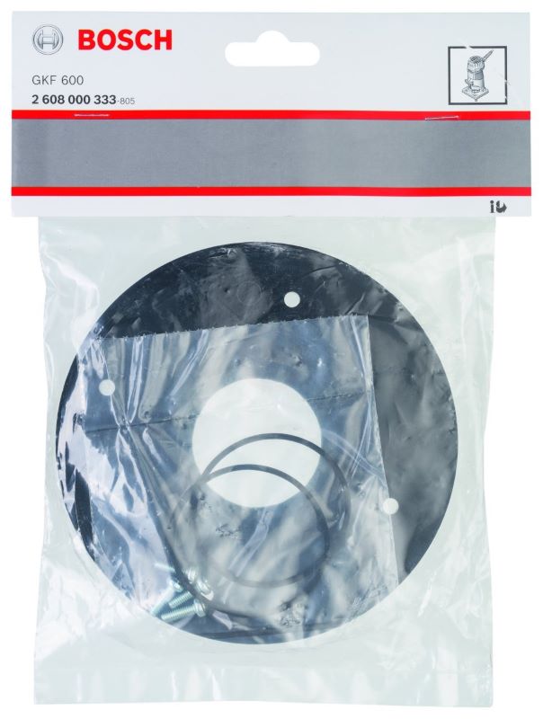 Bosch Freze GKF 600 İçin Yuvarlak Taban Levhası 