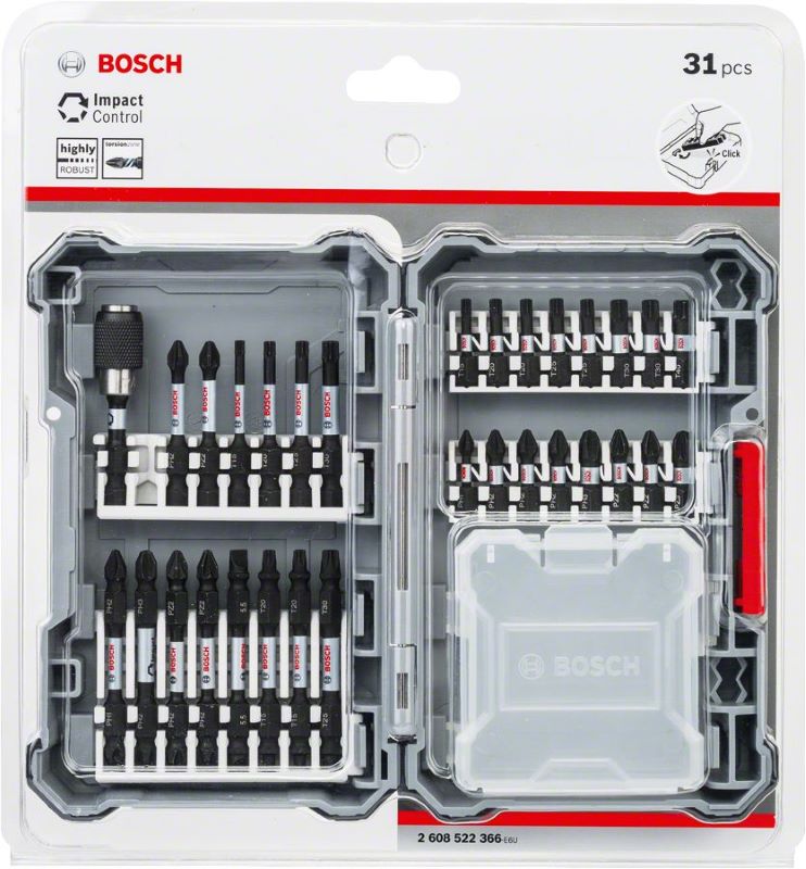 Bosch Vidalama Ucu Impact Control Set (35 Parça) 