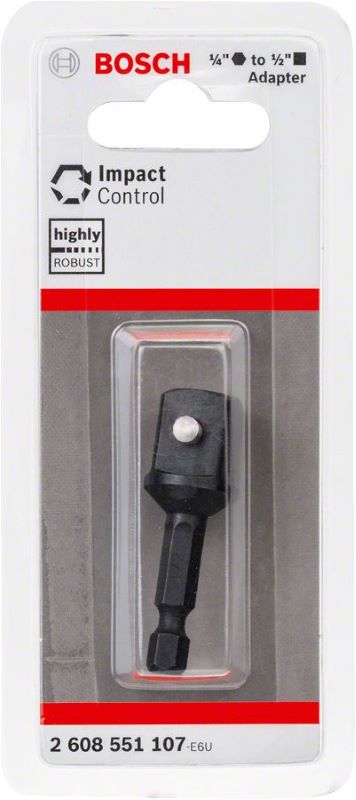 Bosch Lokma Ucu Adaptörü Impact Control 1/2 İnç Soket 
