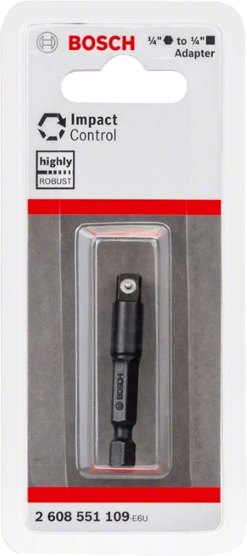Bosch Lokma Ucu Adaptörü Impact Control 1/4 İnç Soket 