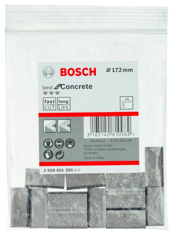 Bosch Elmas Karot Uçları İçin Segman Best For Concert Ø172 mm (12 Adet) 