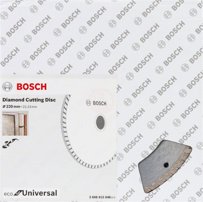 Bosch Elmas Kesme Diski Eco For Universal Turbo 230x22,23 mm (10 Adet) 