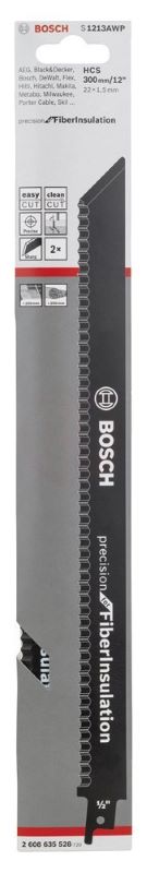 Bosch Panter Testere Bıçağı Precision For FiberInsulation S 1213 AWP 300 mm (2 Adet) 