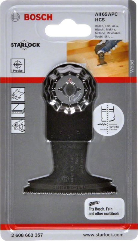 Bosch Starlock Testere Ucu Wood AII 65 APC 65 mm (1 Adet) 