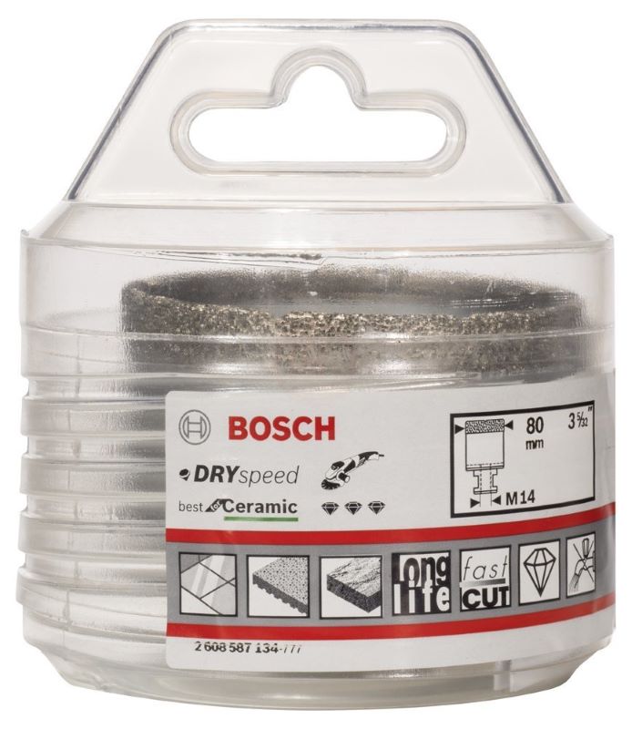 Bosch Kuru Elmas Delici Uç DrySpeed Best For Ceramic 80x35 mm 