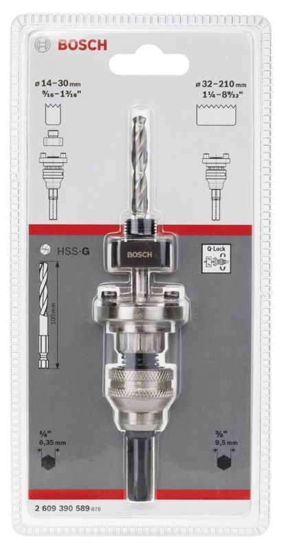 Bosch Quick Lock Delik Açma Testeresi Adaptörü 14-210 mm 