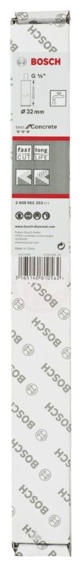 Bosch Elmas Sulu Karot Uç G1/2 İnç Best For Concrete 32 mm 