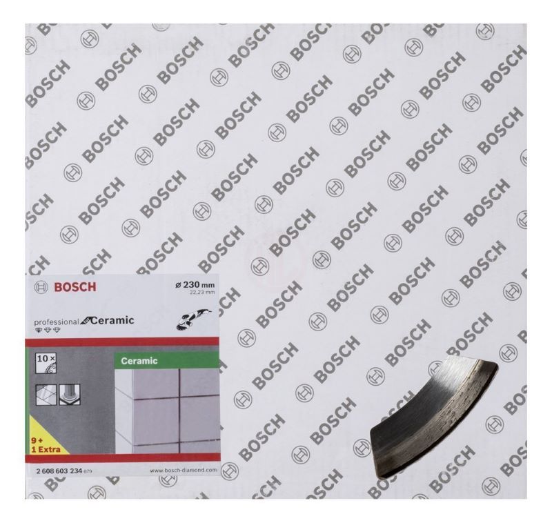 Bosch Elmas Kesme Diski Standard For Ceramic 230x22,23 mm (10 Adet) 