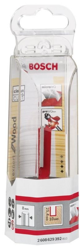 Bosch Kanal Freze Ucu Expert For Wood 8x10x62,4 mm 