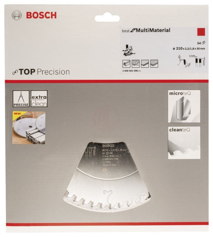 Bosch Daire Testere Bıçağı Best For MultiMaterial 210x30 mm 54 Diş 