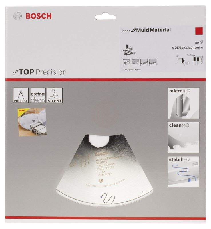 Bosch Daire Testere Bıçağı Best For MultiMaterial 254x30 mm 80 Diş 