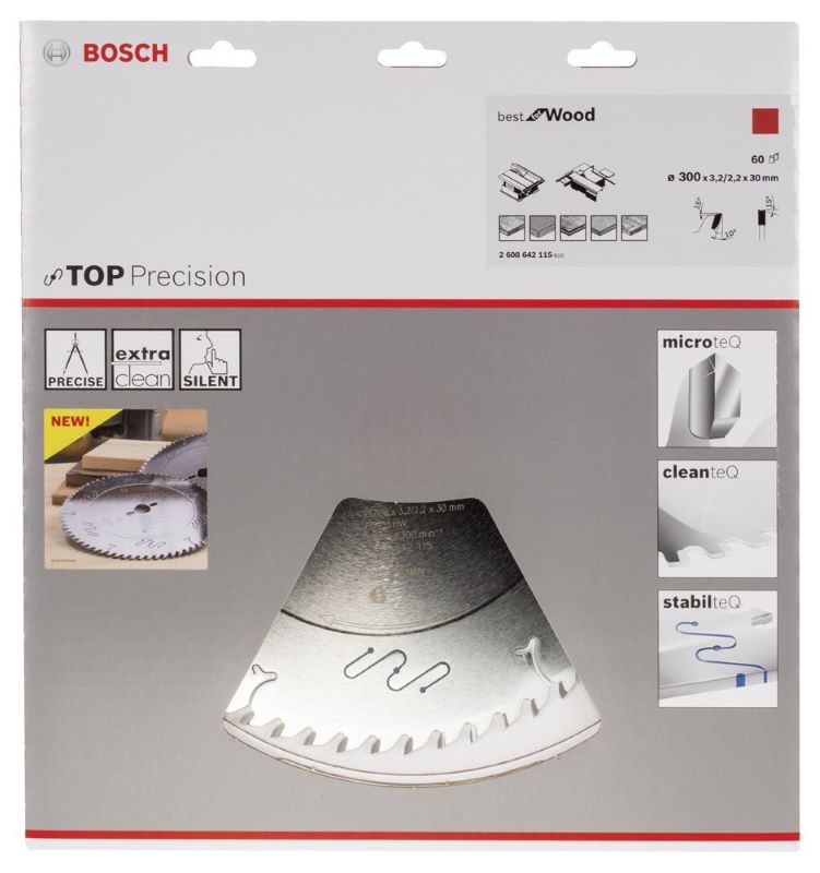 Bosch Daire Testere Bıçağı Best For Wood 300x30 mm 60 Diş 
