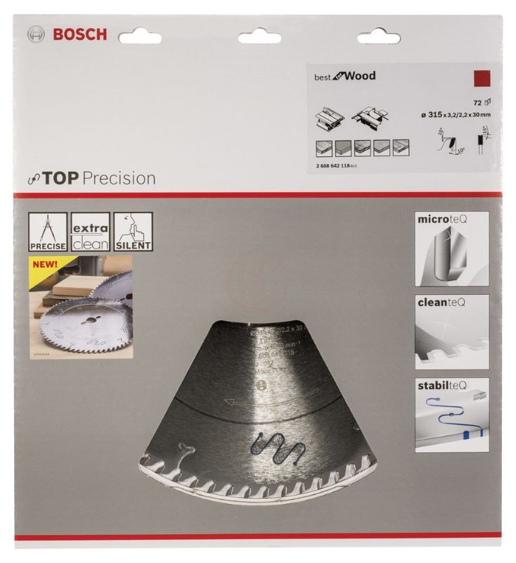 Bosch Daire Testere Bıçağı Best For Wood 315x30 mm 72 Diş 