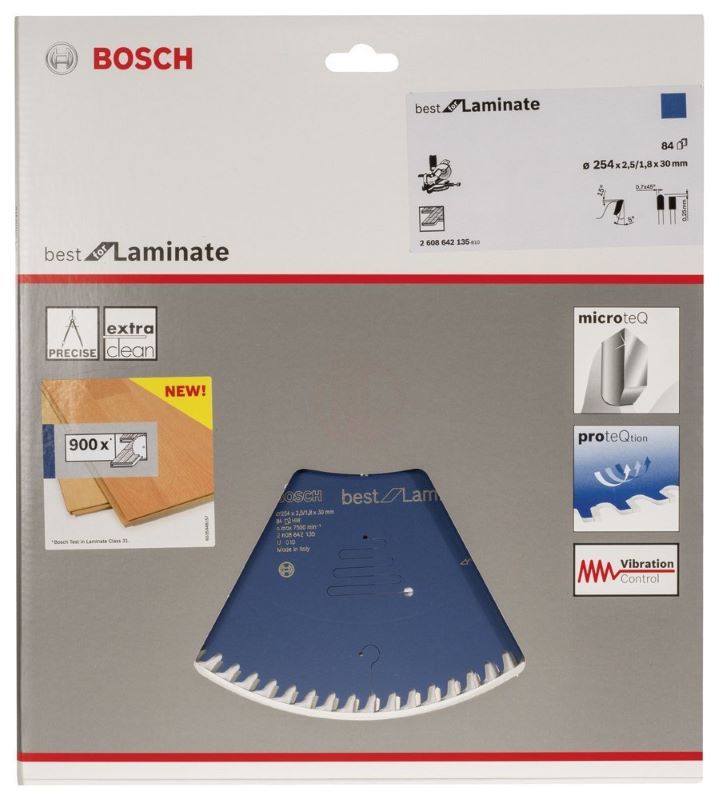 Bosch Daire Testere Bıçağı Best for Laminate 254x30 mm 84 Diş 