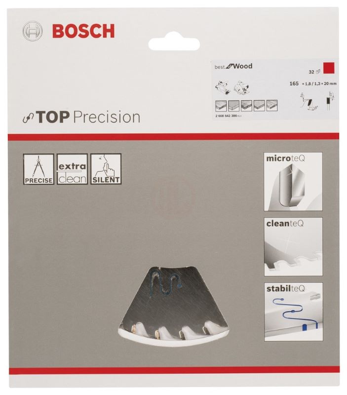 Bosch Daire Testere Bıçağı Best For Wood 165x20 mm 32 Diş 