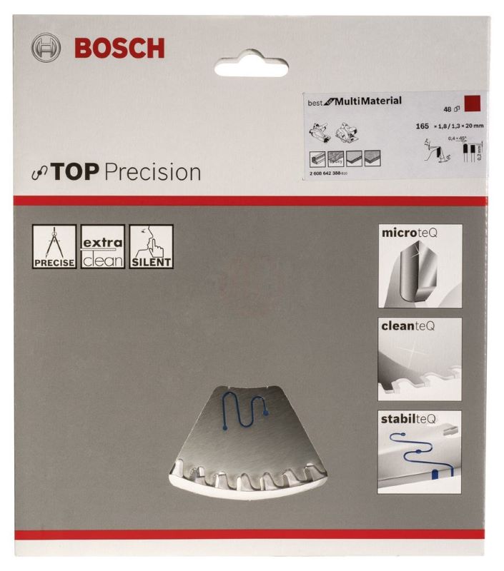 Bosch Daire Testere Bıçağı Best For MultiMaterial 165x20 mm 48 Diş 