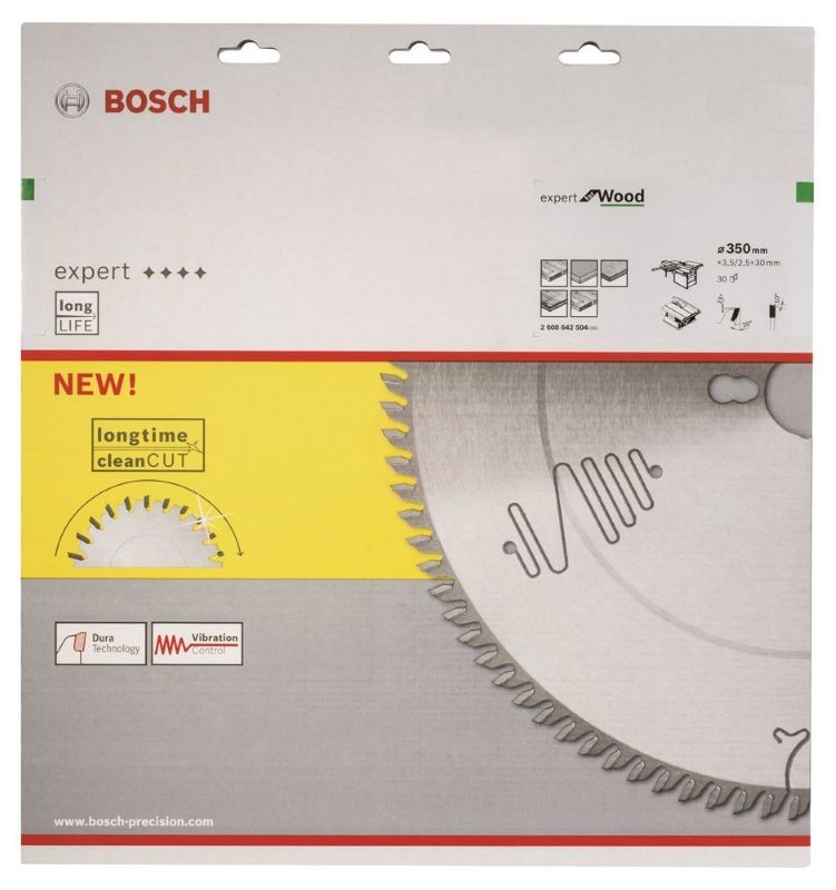 Bosch Daire Testere Bıçağı Expert For Wood 350x30 mm 30 Diş 