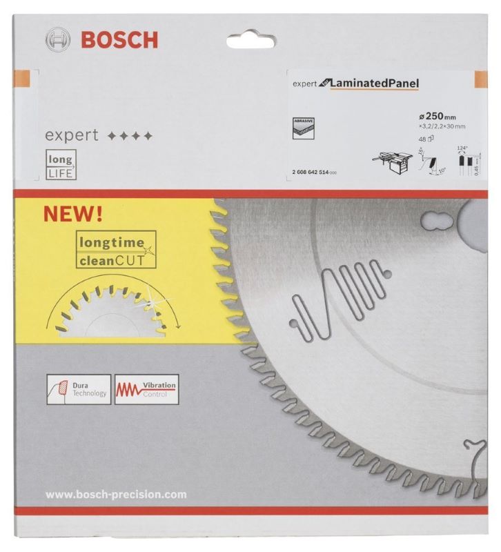 Bosch Daire Testere Bıçağı Expert For LaminatedPanel 250x30 mm 48 Diş 