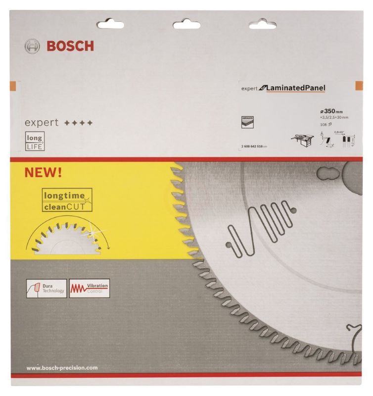 Bosch Daire Testere Bıçağı Expert For LaminatedPanel 350x30 mm 108 Diş 