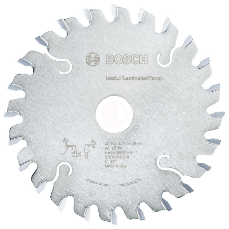 Bosch Daire Testere Bıçağı Best For LaminatedPanel 120x20 mm 24 Diş 